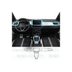 ael-tech Volkswagen T-roc Uyumlu Vites Etrafı ve Ön Göğüs Piano Black 6'lı Set TPU Koruyucu 2022-2025