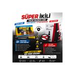 AEM Süper İkili Lastik Tamir Kiti + 12V Mini Hava Kompresörü Yol Yardım Seti