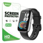 Aemus Ekran Koruyucu Uyumlu VPSTAY Fitness İzleyici Saat (6 Paket) ALB1 Akıllı Saat Şeffaf TPU Yumuşak Film, Band B1 Fitness Tracker için