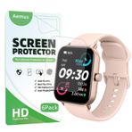 Aemus IDW13 / IDW15 / IDW19 Akıllı Saat için Ekran Koruyucu 1,8 inç (6 Paket) Tam Kapsama Şeffaf TPU Film Woneligo/Fitpolo/MILOUZ SmartWatch ile Uyumlu