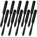 Aemygo 10 Adet Balmumu Spatulası, Yapışmaz Büyük Mum Çubukları Yeniden Kullanılabilir Epilasyon Kazıyıcı Makyaj Silikon Kavanoz Spatulaları Ev Salon Vücut Kullanımı için