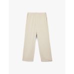 Aerobin Kumaş Straight Fit Düz Bol Paça Pantolon