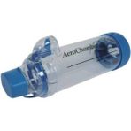 Aerochamber Flow-Vu Mavi Ağızlıklı Yetişkin Inhalatör Mavi 5 Yaş Aero - 1