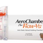 AEROCHAMBER PLUS FLOW VU Anti Static Valved Holding 1-18 Aylık Turuncu Chamber
