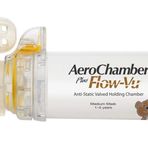 AEROCHAMBER PLUS FLOW VU Anti Static Valved Holding 1-5 Yaş Sarı Chamber