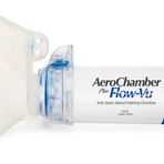 AEROCHAMBER PLUS FLOW VU Anti Static Valved Holding Mavi Yetişkin Büyük Maske Chamber