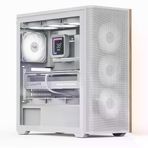 Aerocool D501A 4x12 cm ARGB Fan USB 3.0 Type-C Beyaz ATX Kasa