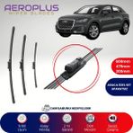 Aeroplus Audi Q2 2016-2024 Ön Arka Muz Silecek Takımı