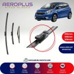 Aeroplus Kia Venga 2009-2019 Ön Arka Muz Silecek Takımı