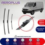 Aeroplus Mercedes Sprinter 2006-2018 Ön Arka Muz Silecek Takımı