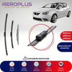 Aeroplus Seat Ibiza 5 2008-2017 Ön Arka Muz Silecek Takımı