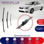 Aeroplus Seat Toledo 2012-2019 Ön Arka Muz Silecek Takımı