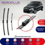 Aeroplus Skoda Fabia 2006-2014 Ön Arka Muz Silecek Takımı
