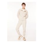 Aeropostale A3WL-SWT5 Fermuarlı Yaka Düz Bej Kadın Sweatshirt