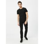 Aeropostale Düz Siyah Erkek T-Shirt