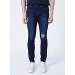 Aeropostale E-Ethan Normal Bel Slim Fit Düz İndigo Erkek Denim Pantolon