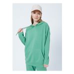 Aeropostale Y-BRUSH Kapüşonlu Uzun Kollu Yeşil Kadın Sweatshirt