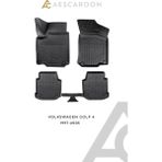Aescaroon Volkswagen Golf 4 1997-2005 Arası 3D Havuzlu Paspas - Siyah