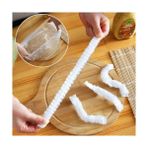 Aesco 100’LÜ Yeniden Kullanılabilir Elastik Plastik Kase Kapakları – Şeffaf, 12X30 Cm, Hava Geçirmez Gıda Saklama Bonesi, Ev ve Restoran Için - 000-Siyah - 1 Adet - Option-1