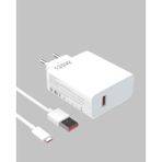 Aesco 120W Ultra Hızlı Şarj Adaptörü Usb-C Destekli Güçlü Şarj Teknolojisi - Lisinya