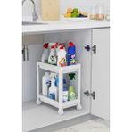 Aesco 2 Katlı Tekerlekli Düzenleyici Raf, Mutfak ve Banyo Için Pratik Organizer