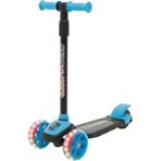 Aesco 3 Tekerlekli Işıklı Scooter, Mavi Renkli ve Eğlenceli Tasarım