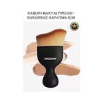 Aesco 3D Kabuki Fondöten Makyaj Kontur Yüz Allık Fırçası Kusursuz Kapatıcı Fırça