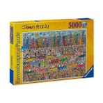 Aesco 5000 Parça Puzzle Rizzi Şehir - 01-Mavi