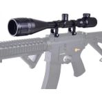 Aesco 8-32X50AOEG Taktik Çift Işık Kırmızı,yeşil Kaynaklı,zoomlu Avcılık Nışan, Dürbün ( Lisinya )