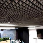 Aesco Bant Evi Akustik Piramit Sünger 100X100CM Yapışkansız Ses Yalıtım Süngeri 40MM