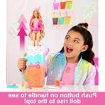 Aesco Barbie Pop Reveal Bebek ve Aksesuarları; Kokulu Bebek, Yumuşacık Evcil Hayvan, Renk Değişimi Özelliği ve Şekillendirilebilir Kum Gibi 15'ten Fazla Sürpriz Içeren Sürprizli Bardak Oyun Seti, HRK57