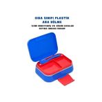 Aesco Bento 1030ML Lunchbox Hotwheels Lisanslı Tek Katlı 2 Bölmeli Paslanmaz Çelik Sefer Tası Yemek Kutu - Kestane Akaju - Option-1