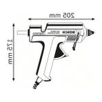 Aesco Bosch Professional Gkp 200 Ce Tutkal Tabancası (500 W, Yapıştırma Performansı: 30 Gr/dak)