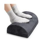 Aesco - Çalışma Masası Altı Için Ergonomik Ayak Desteği, Ofis Koltuğu ve Oyun Koltuğu Için Ayak Yastığı, Ayak Koyma Yeri Taburesi, Rahatlatıcı Yarım Silindir Masa Altı Ayak Minderi Ayaklık - Option-1
