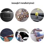 Aesco Çift Taraflı Silikon Montaj Bandı, 10MM Genişlik, 5mt Uzunluk