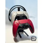 Aesco Duvara Monte Edilebilen Masaüstü Metal Siyah Gaming Ps4 Ps5 Xbox Joystick Controller Tutucu ve Kulaklık Stand