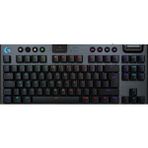 Aesco G G915 x Lıghtspeed Tkl Clicky Kablosuz Düşük Profilli Rgb Aydınlatmalı Pc/mac Için Mekanik Ingilizce Q Oyun Klavyesi, Siyah - Option-1 - 001-Renkli