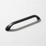 Aesco Göksu Siyah Metal Mutfak Dolap Kulpları, Çekmece Kapak Kulbu, Mobilya Kulp (96 Mm)