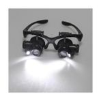 Aesco -Gözlük Modeli 10X 15X 20X 25X Lens,2led Işıklı,büyüteç ( Lisinya )