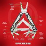 Aesco Izeltaş Multi Tool 15 Fonksiyonlu 155 mm Çok Amaçlı Pense Çakı Seti