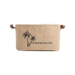 Aesco Jüt Dolap Içi Çamaşır Çocuk Odası Oyuncak Düzenleyici Katlanır Saklama Sepeti Organizer 40X30X24 - 1 kg