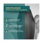 Aesco Keratin & Argan Onarıcı Şampuan 300 ml – Yıpranmış Saçlar Için Nemlendirici ve Onarıcı Bakım - Option-1