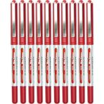 Aesco Kırmızı Pilot Kalem 10 Adet Uniball Eye Mikro 0.5 mm Roller Pilot Kalem UB-150 Roller Uçlu Likit Mürekkepli Pilot Kalem - 41 Delft Blue