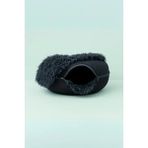 Aesco Koyu Gri Peluş Donut Kedi Yatağı, Rahat Tasarım