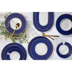 Aesco Madeleine Lacivert 27 Parça 6 Kişilik Yemek Takımı - Option-1