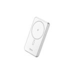Aesco Mag Lıte 5.000 Mah 20W Magsafe Uyumlu Manyetik Kablosuz Powerbank, Ultra Ince, Gümüş Renk