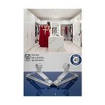 Aesco Mey Ithalat® 48'li Lüks Çelik Elbise Askısı - Iz Yapmayan Ince Tasarım Metal Kıyafet Düzenleyici (40CM)