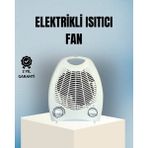 Aesco Mey Ithalat® Fanlı Elektrikli Isıtıcı – 3 Kademeli Isı Ayarı ve Güvenli Kullanım