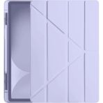 Aesco Mey Ithalat® iPad Pro 11 (2024) Kılıf Kalemlikli Hugo Tablet Kılıfı - Lila