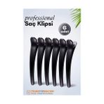 Aesco Mey Ithalat® Kuaför Saç Klipsi - Profesyonel Toka 6 Lı Set